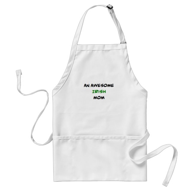 irish mom2, awesome standard apron (Front)