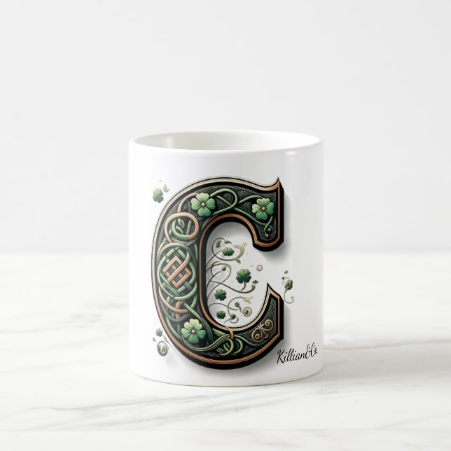 Irish Monogram Coffee Mug (Center)