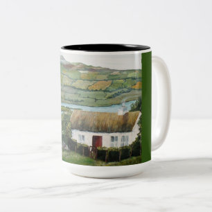 Irish Mug, Coffee, Tea, Ireland  Two-Tone Coffee Mug