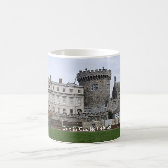 Irish mug, historic Dublin Castle, Ireland Coffee Mug (Center)