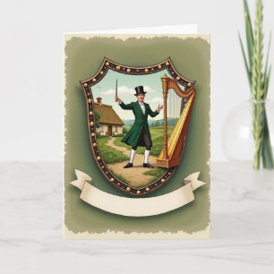Irish Music Celebration Card