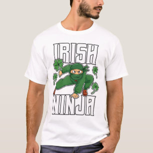 Irish Ninja Awesome St Patricks Day Paddys Luck Ir T-Shirt