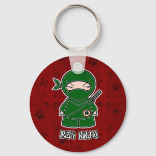 Irish Ninja! In Red Keychain