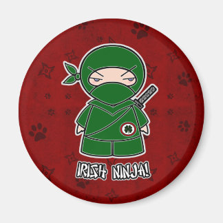 Irish Ninja! In Red Magnet