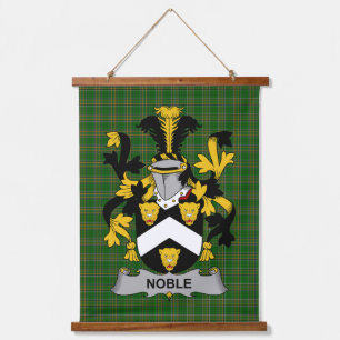Irish Noble Coat of Arms Family Crest Hanging Tapestry