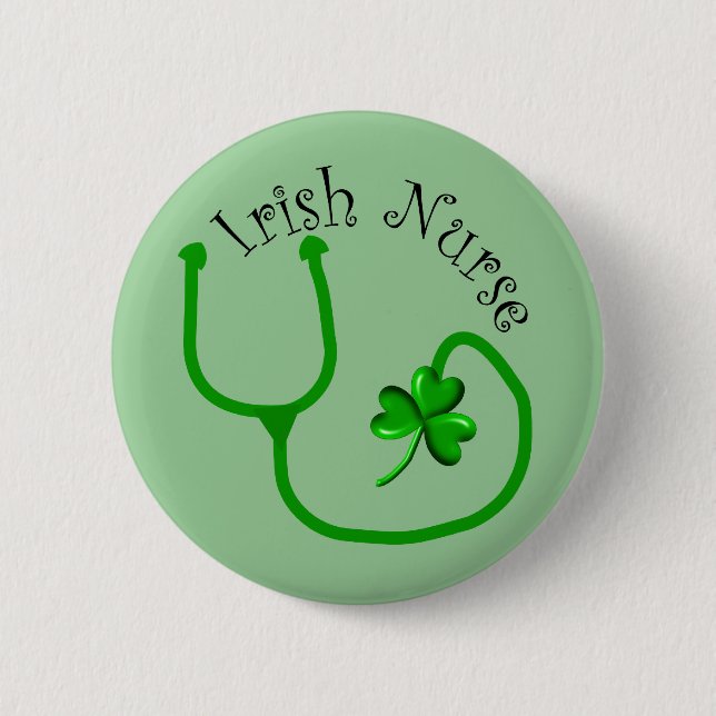 Irish Nurse T-Shirts and Gifts 6 Cm Round Badge (Front)