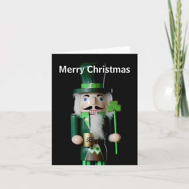 Irish Nutcracker Holiday Card (Front)