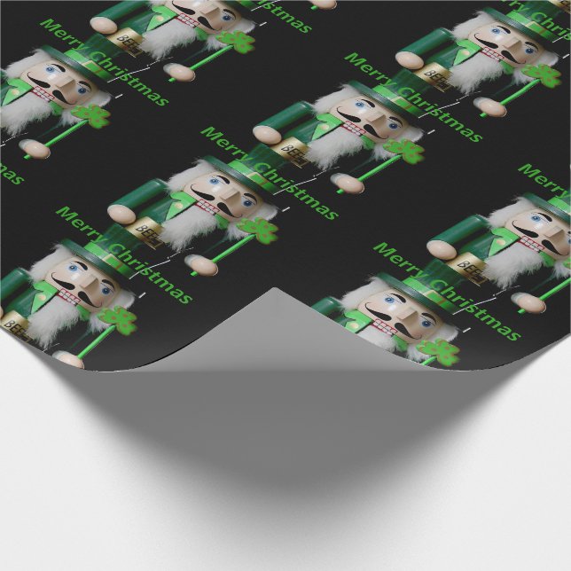 Irish Nutcracker Wrapping Paper (Corner)