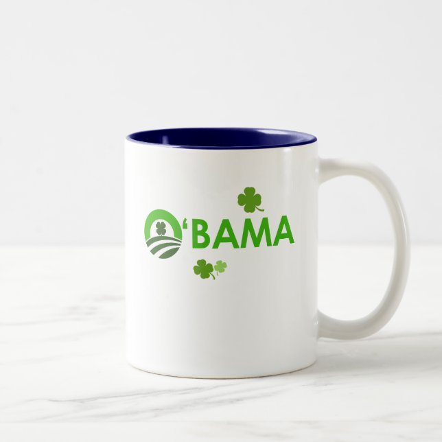 Irish O'Bama Two-Tone Coffee Mug (Right)
