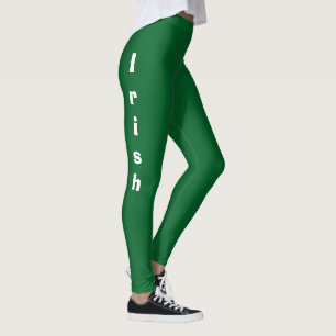 Irish on Side Leg St. Patty's Day 4Molly Leggings
