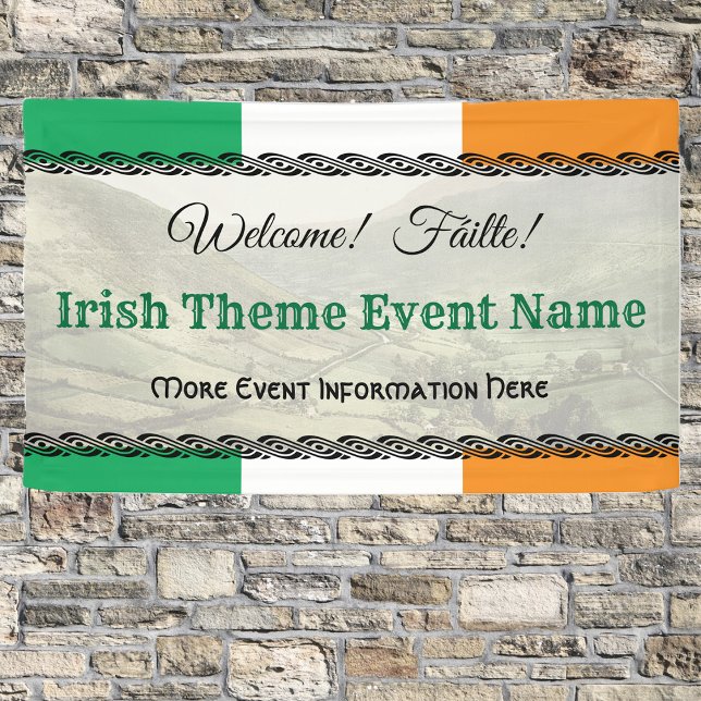 Irish or Ireland Theme Event Welcome Banner (Creator Uploaded)