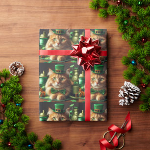 Irish Orange Tabby Wrapping Paper