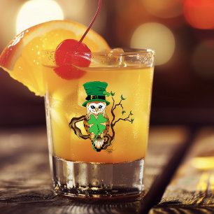 Irish Owl Shot Glass