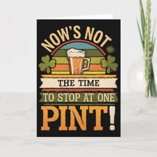 Irish Patty's Green St Paddy Funny Saint Patricks Card