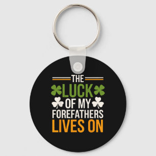 Irish Patty's Green St Paddy Funny Saint Patricks Key Ring