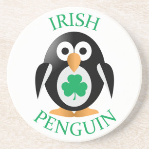 Irish penguin coaster