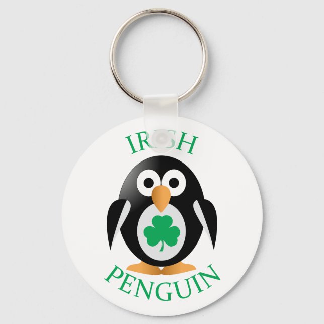 Irish penguin key ring (Front)