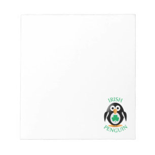 Irish penguin notepad