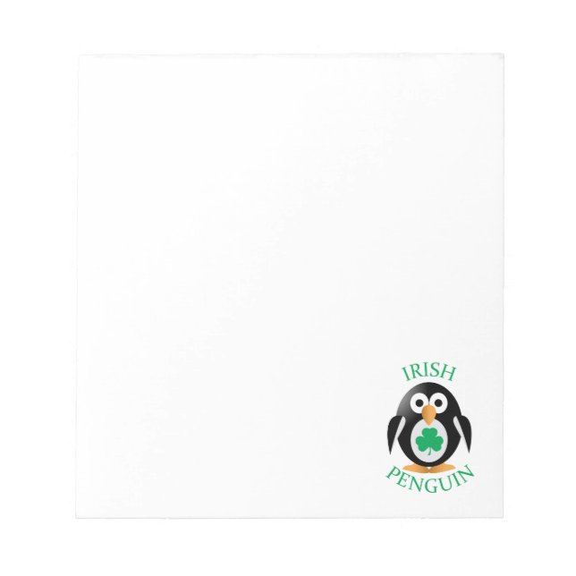 Irish penguin notepad (Front)