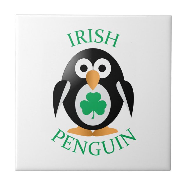 Irish penguin tile (Front)