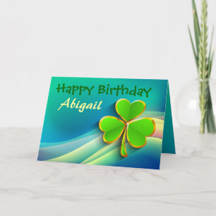 Irish Personalised Birthday Card