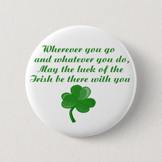 Irish Poem Button (Front)