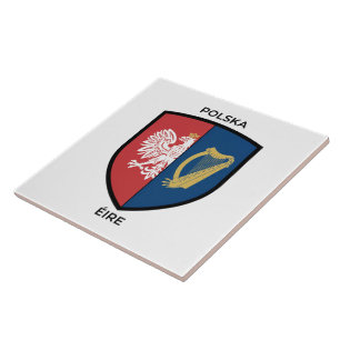 Irish-Polish Heritage Ceramic Tile