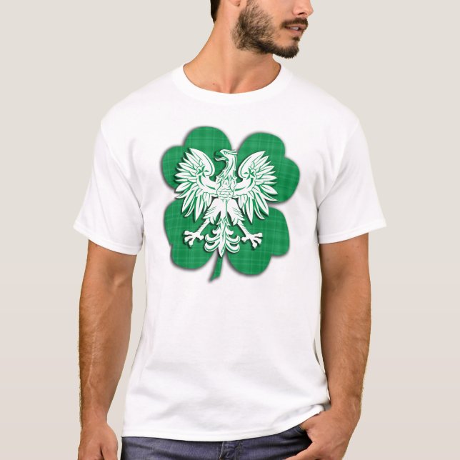 Irish Polish Heritage T Shirt (Front)