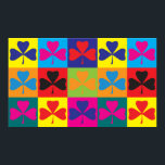 Irish Pop Art Poster<br><div class="desc">Irish Pop Art. If Irish is your hobby,  occupation,  or obsession,  show it with great Irish t-shirts,  mugs,  stickers,  and more.  They're also great gifts for other Irish fans!</div>