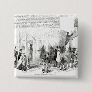 Irish Potato Famine, 1847 15 Cm Square Badge