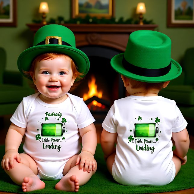 Irish Power… Loading Baby Bodysuit (Irish Power… Loading Baby Bodysuit)