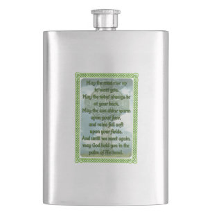 Irish Prayer Hip Flask