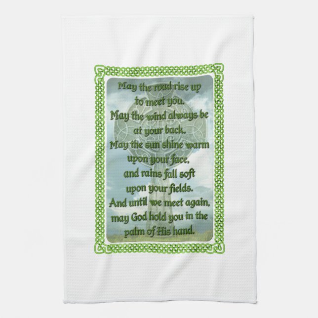 Irish Prayer Tea Towel (Vertical)