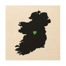 Irish Pride Heart Map of Ireland