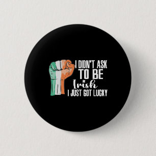 Irish Pride Ireland Flag Grown Irish Roots Irish 6 Cm Round Badge