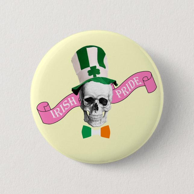 Irish pride St Patrick's day 6 Cm Round Badge (Front)