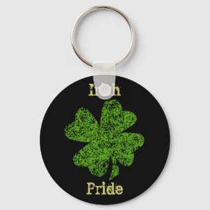 Irish Pride St. Pattys day Key chain! Ring