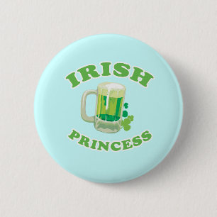 IRISH PRINCESS 6 CM ROUND BADGE
