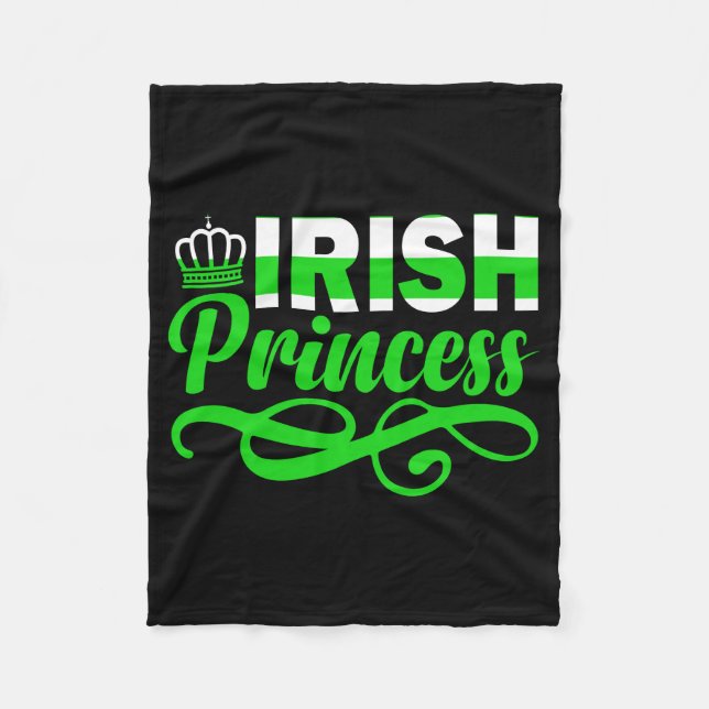 Irish Princess Fleece Blanket (Front)