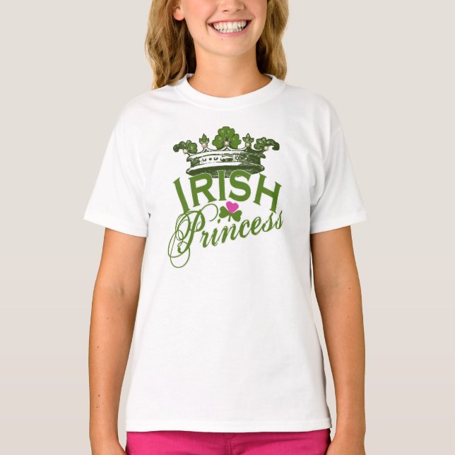 Irish Princess St Patricks Day t-shirts (Front)