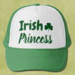 Irish Princess Trucker Hat<br><div class="desc">Irish princess St Patrick's day gifts</div>