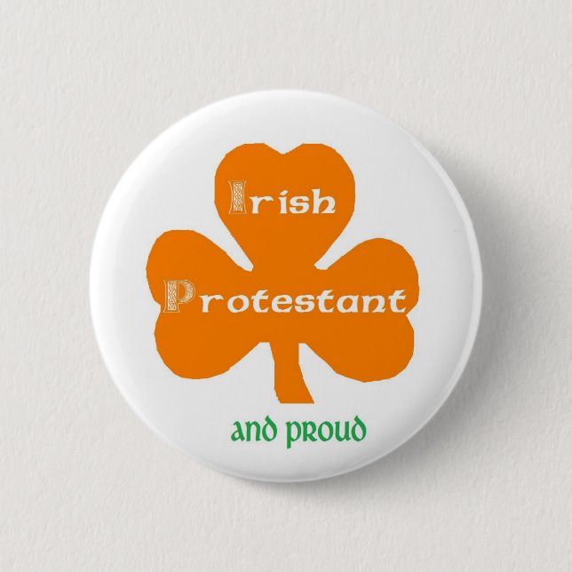 Irish Protestant Pride Button (Front)