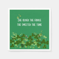 Irish Proverb On Green With Shamrocks