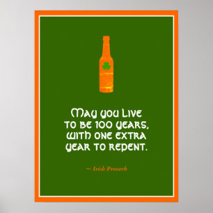 Irish Proverb Poster