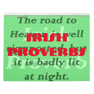 Irish Proverbs Calendar