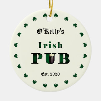 Irish Pub Bar Tavern Christmas Ornament