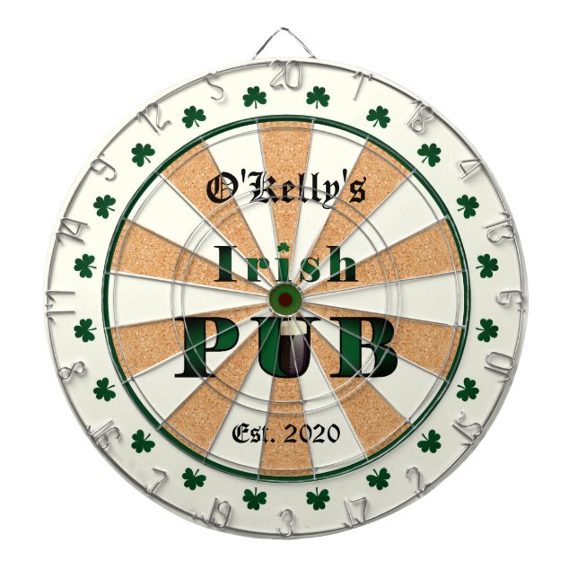 Irish Pub Bar Tavern Dart Boards Dartboards (Front)