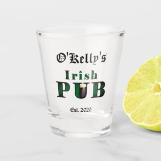 Irish Pub Bar Tavern Shot Glasses