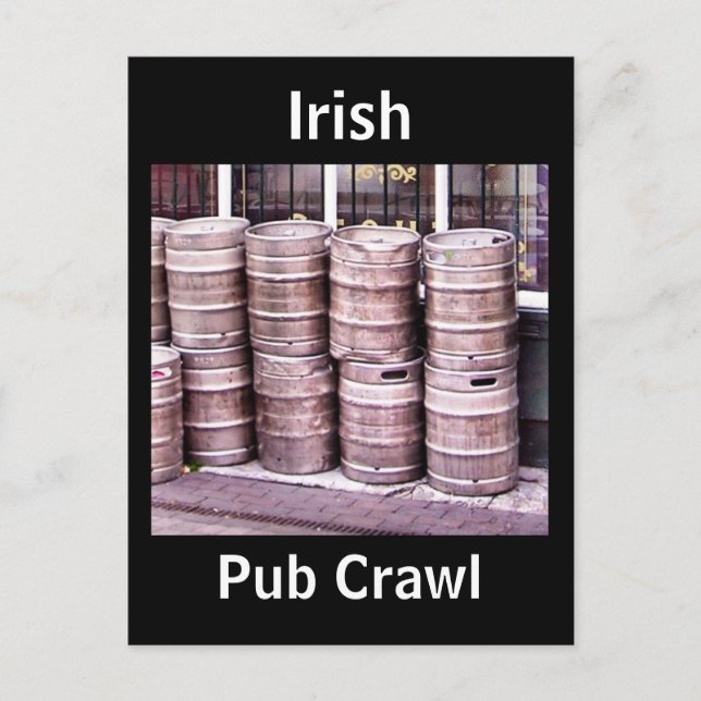 Irish Pub Crawl Postcard (Front)