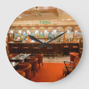 Irish Pub image for Round Wall Clock